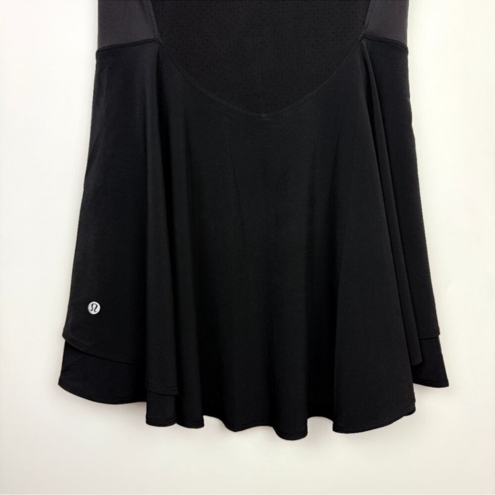 NWOT Lululemon Everlux Mesh-Back Tennis Dress Black - Picture 6 of 7